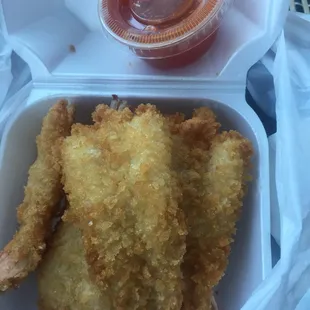 Jumbo fried shrimp