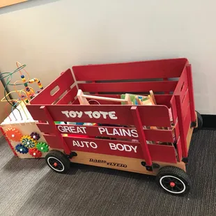 A nice area for kids to keep busy.