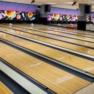 bowling lanes