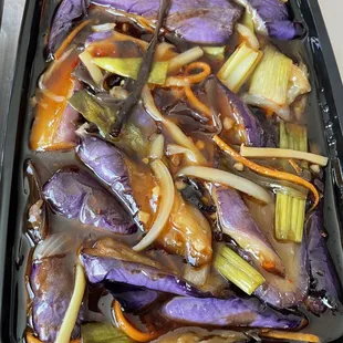 124. Eggplant in Garlic Sauce