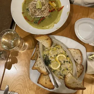 Thai green curry, ARTICHOKE SPINACH DIP