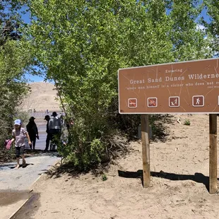 Approaching the creek to the Dunes