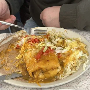 Huevos chimichanga