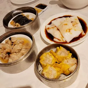 Part of our dim sum was cold