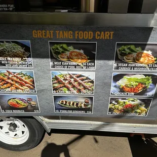 menu, sushi and sashimi