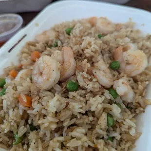 Shrimp fried rice