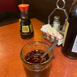 Whatever this is, it&apos;s wonderful. The lady said it&apos;s chili oil.