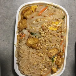 Pad Thai with tofu