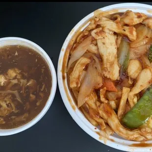 L29. Szechuan Chicken Lunch Special