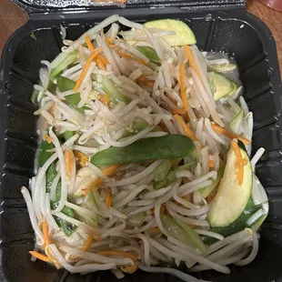 75. Vegetable Chop Suey close up