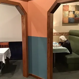 Two smaller adjoining rooms.