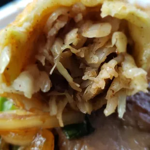 Fresh crunchy filling