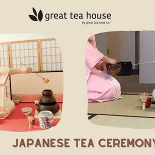 Japanese Tea Ceremony Experience at Great Tea House by certified tea practitioner.