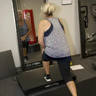 Work on state of the art vibration plates.