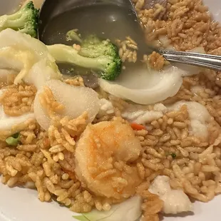 Sizzling Rice Soup