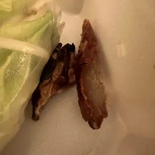 Fresh Spring Rolls... Morn made very well and the pork was so old and tasted very bad...