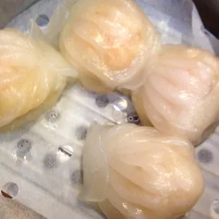 The shrimp dumplings were just OK