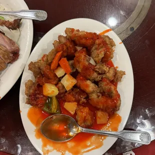 Sweet and sour chicken