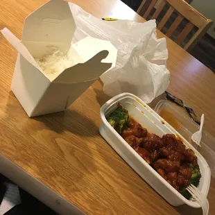 General Chicken + rice