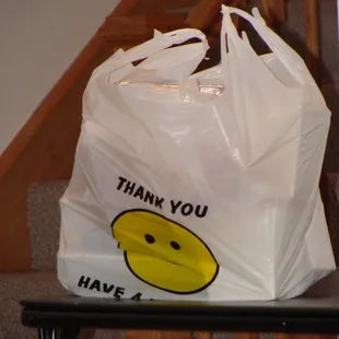 The world&apos;s saddest Thank You bag.