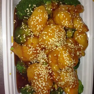 chicken and broccoli