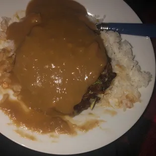 Beef egg foo young