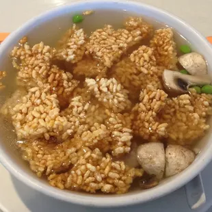 Sizzling Rice Soup