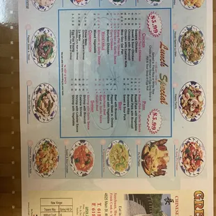 Lunch Menu