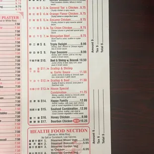 Chefs specials 9/2017