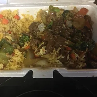 Lunch special, Hunan Beef