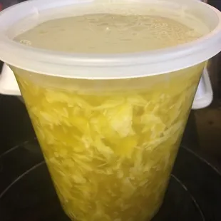 Large Egg Drop Soup