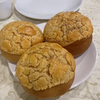 21. Baked Custard Pineapple Buns