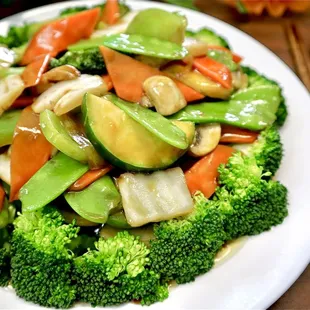 Mix Vegetable with Garlic Sauce