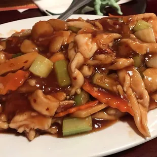 Chicken in garlic sauce