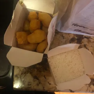 Chicken and shrimp cause it's not sweet and sour chicken bro.