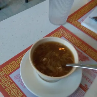 Free soup if dine in