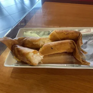 Fried shrimp cream cheese