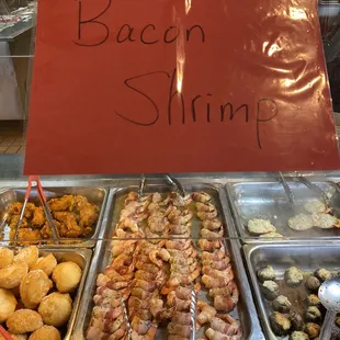Bacon shrimp