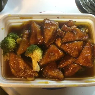 General Tso's Bean Curd