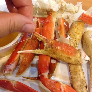 Dirty Crabs!  I wish that was creole seasoning but unfortunately it was just Crabs that weren&apos;t properly cleaned.