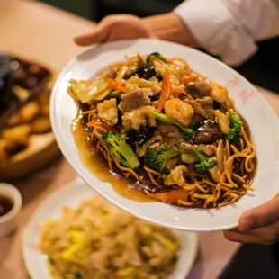 House Pan Fried noodle