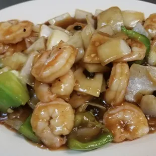 Shrimp black bean sauce