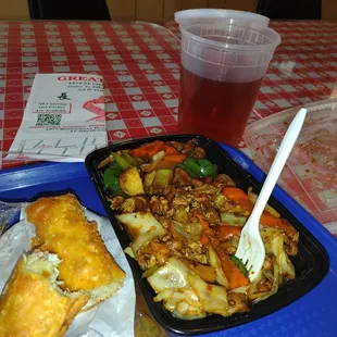 Twice cooked pork and crab and chicken egg roll