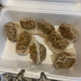 Steamed dumplings -arent they beautiful?????