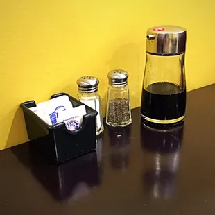 Tabletop condiment options