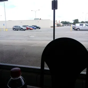 That&apos;s about it. View of the Kmart parking lot,, lighting extremely dim, one table I&apos;d be embarrassed to have in my restaurant, &apos;meh&apos; food