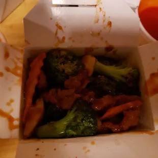 Beef and broccoli