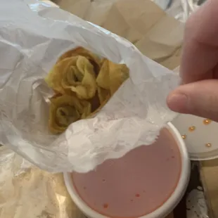 Fried wontons- comes with 12!