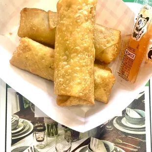 a plate of food and a drink