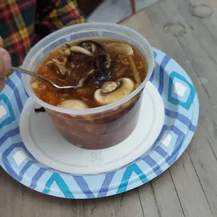Hot &amp; sour soup.